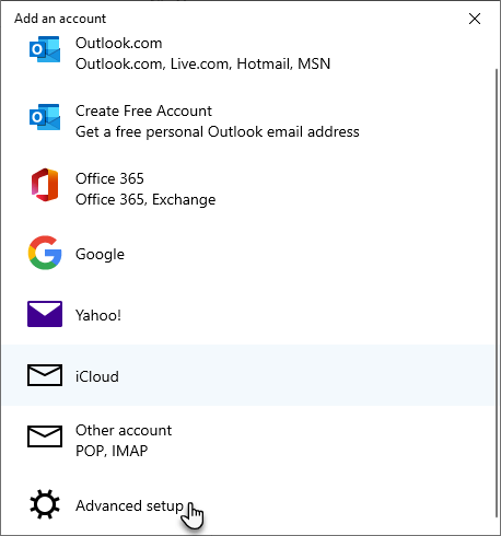 Webnode Configurer Mon Compte E Mail Sur Windows 10