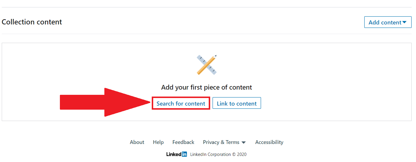 search for content button highlighted