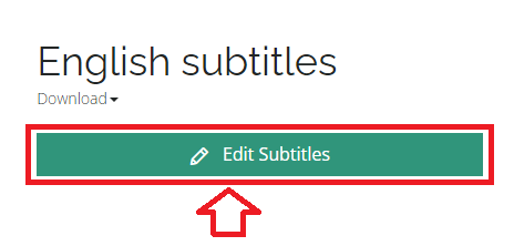 amara page with edit subtitles button highlighted