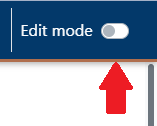 Edit mode switch in the off position.