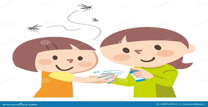 Insect Repellent Kids Vector Illustration | CartoonDealer.com #74062316