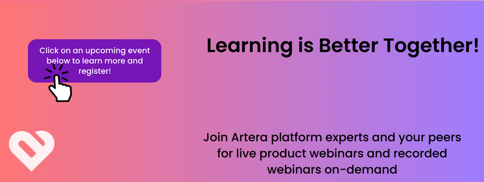 Page banner: Learning is better together.  Join WELL platform experts and your peers for live training workshops and recorded workshops on-demand.  Click on an upcoming event below to learn more and register!
