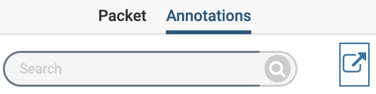 Annotations tab selected with Export button selected