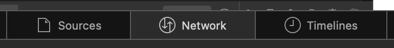 Network tab selected