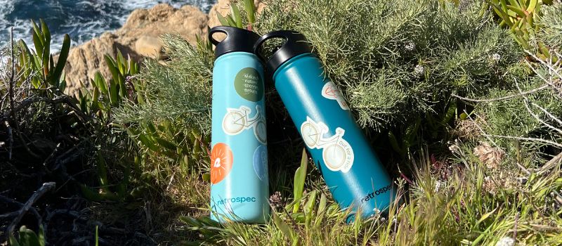 Stainless steel reusable water bottle