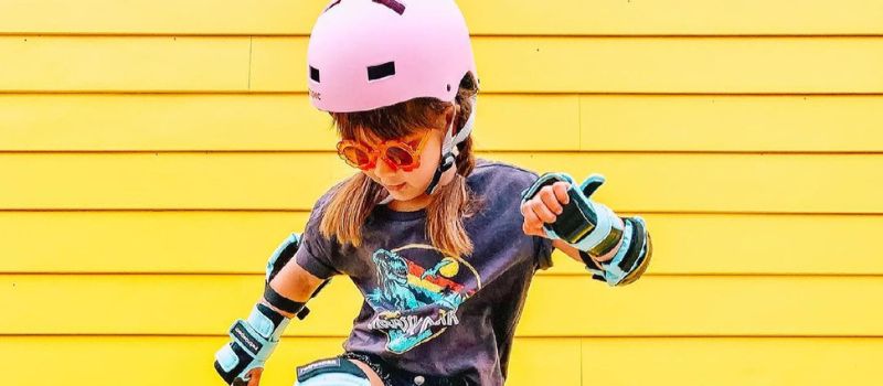 Use protective knee and elbow pads for learning new tricks