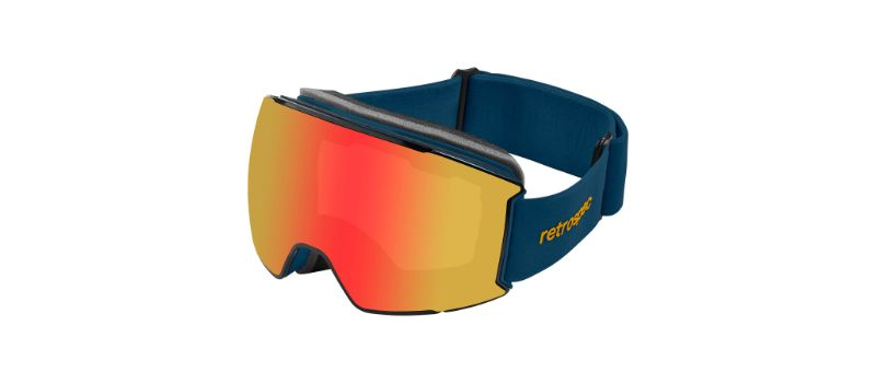 Navy blue Retrospec Zenith ski & snowboard goggles