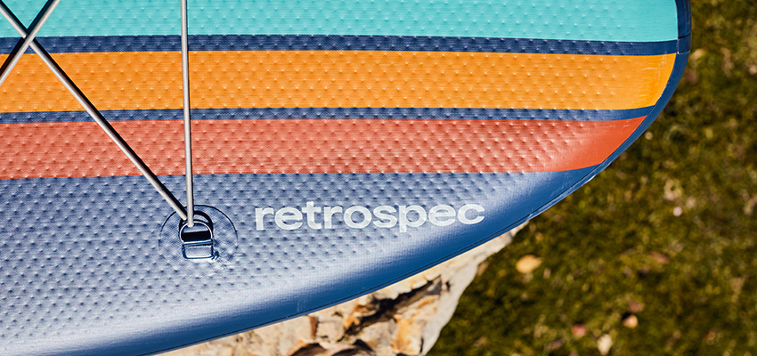 Close up of Retrospec Weekender 2 Paddle Board