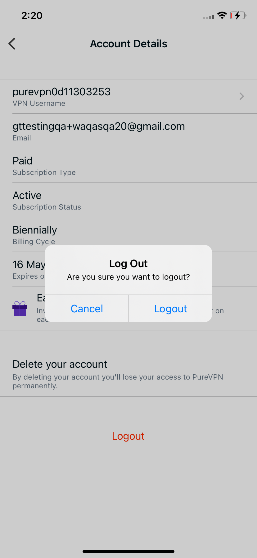 Set up PureVPN iOS App - PureSquare