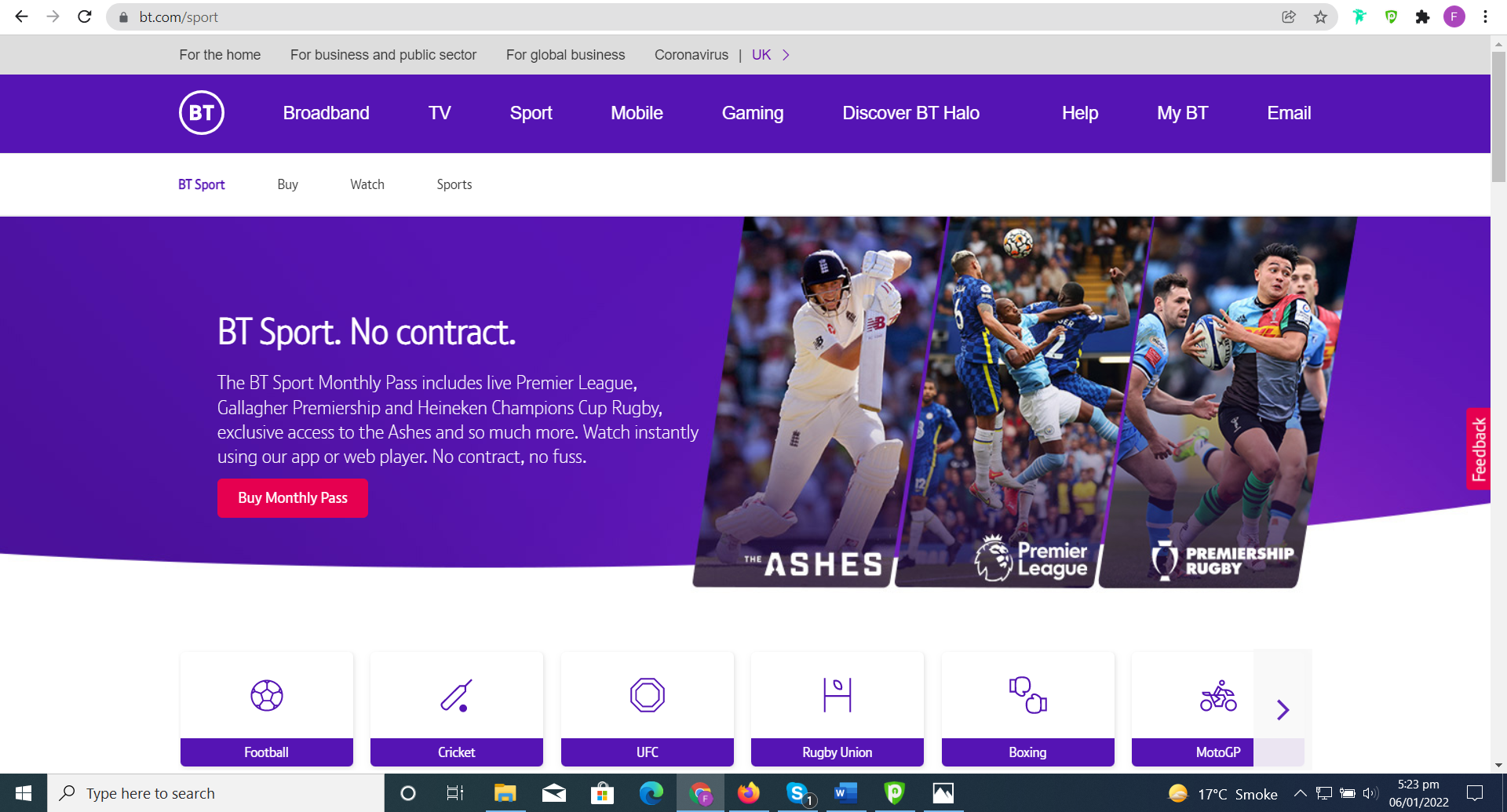 How to watch BT Sports UK with PureVPN