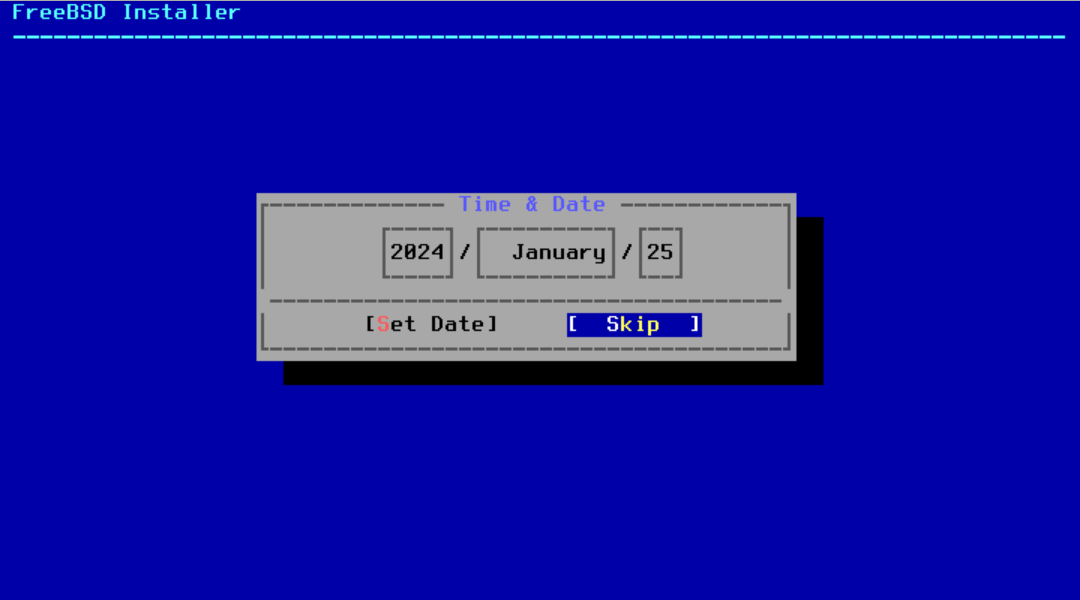 pfSense installatie datum configuratie