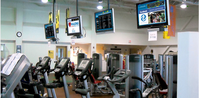 Reach Sports boards in a gym facility