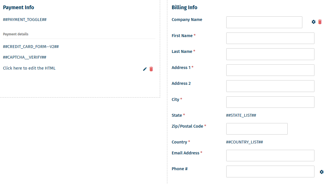 Payment Page Tab Row Three