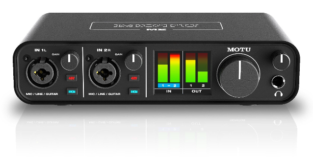 image of the M2 interface by MOTU