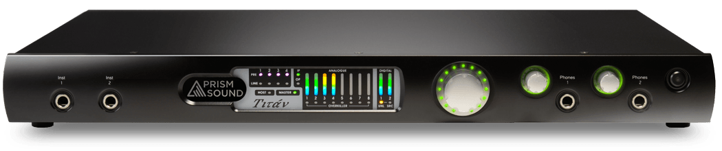image of the Titan interface by Prism Sound