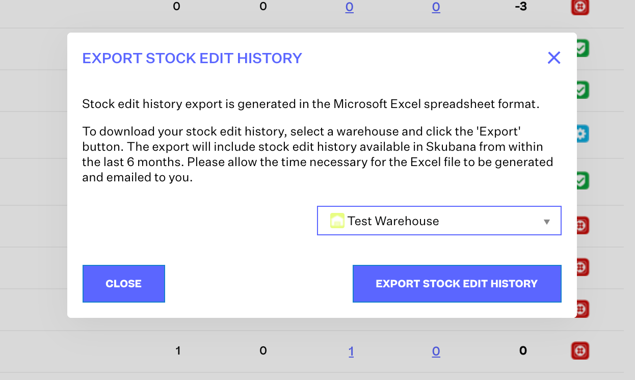 How to export your  order history to a spreadsheet