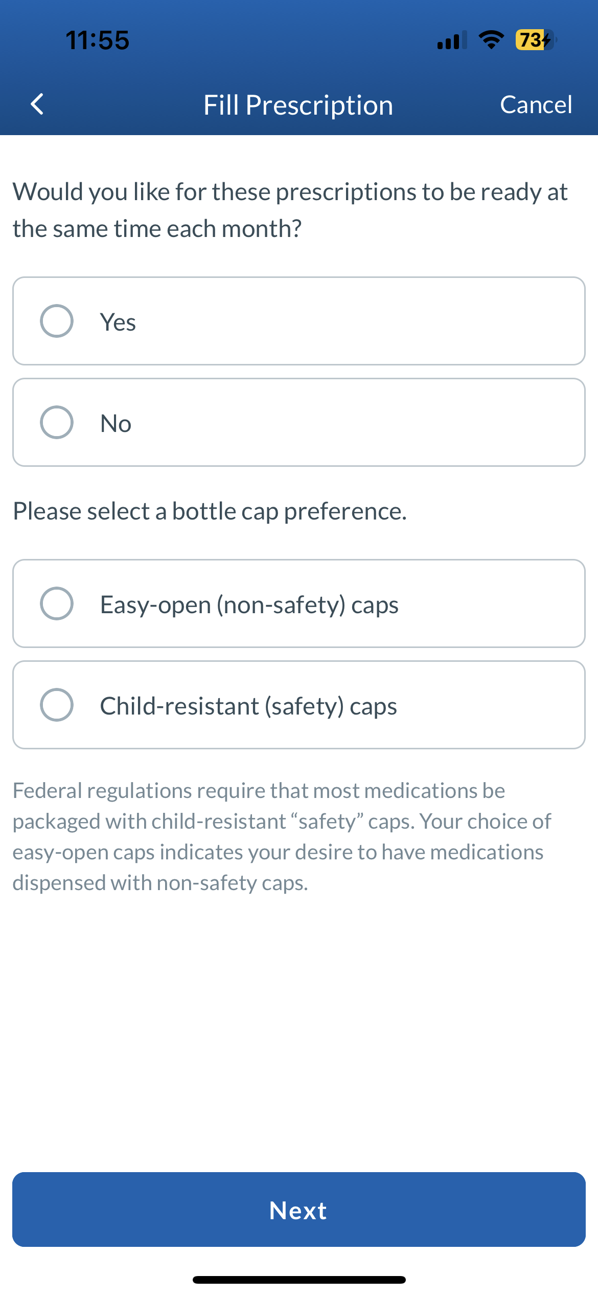 lumistry patient portal med sync and bottle cap preferences