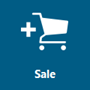 Screenshot of the Sale icon, it has a shopping card with a plus sign on it.