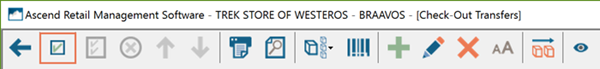 Screenshot dell'icona di selezione alternata: si tratta di un riquadro blu con un segno di spunta verde.
