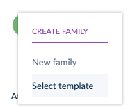 Create family button