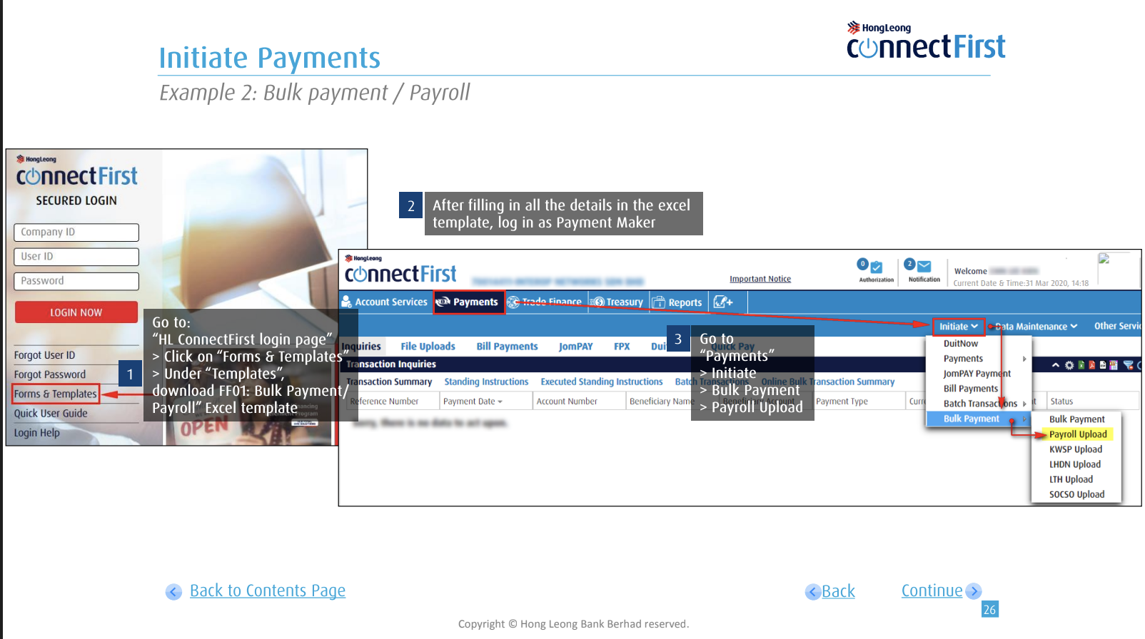 Payrollpanda How To Make Payment Via Hong Leong Bank