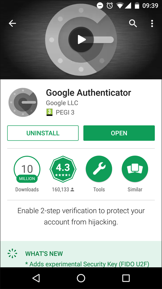 app authenticator ea