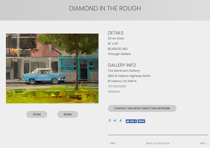 BoldBrush — How Your Portfolio Page Displays ~ Portfolio View or Artwork  Detail Page