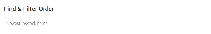 Default order. Serialized field.