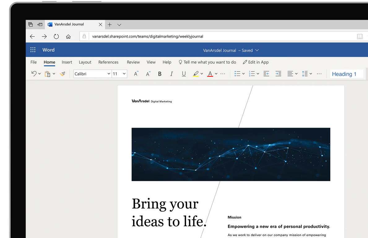 Microsoft Office Online is a popular competitor to Google Docs