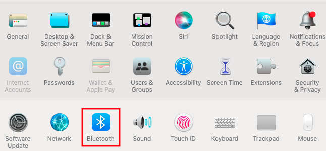 Bluetooth control on Mac OS