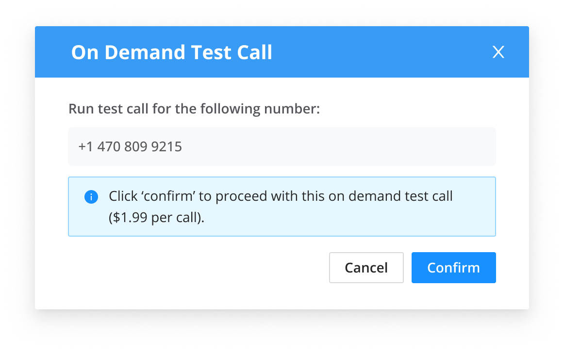 AVOXI — AVOXI Number Testing