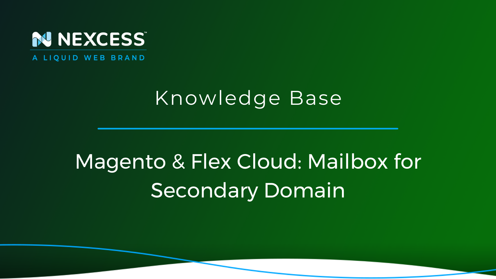 Magento & Flex Cloud: Mailbox for Secondary Domain