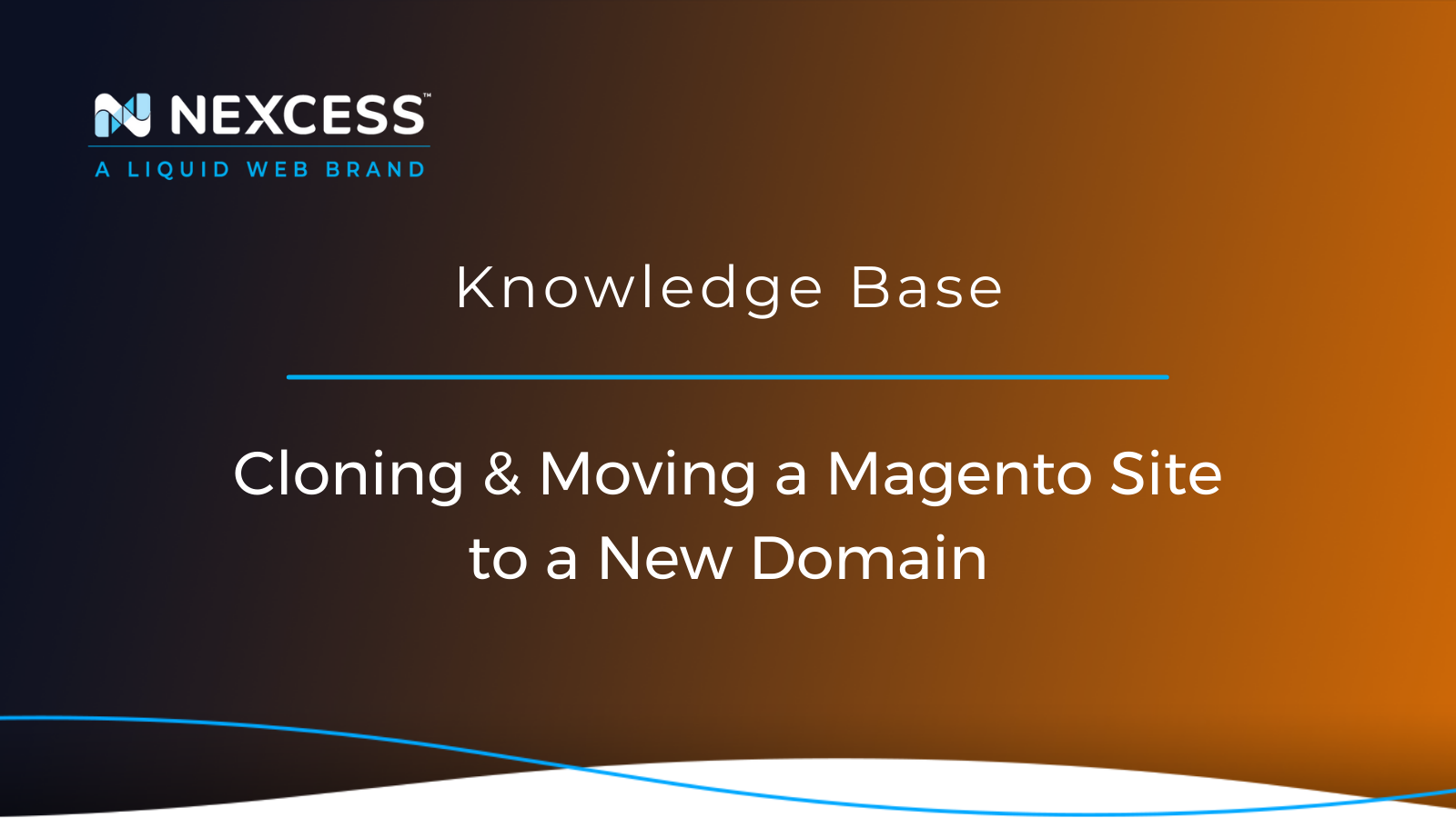 Cloning & Moving a Magento Site to a New Domain