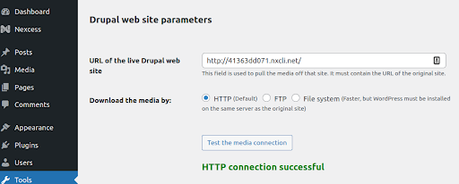 Get the Drupal Website & Database Parameters