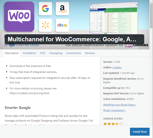 Walmart Marketplace Integration: Multichannel for WooCommerce.