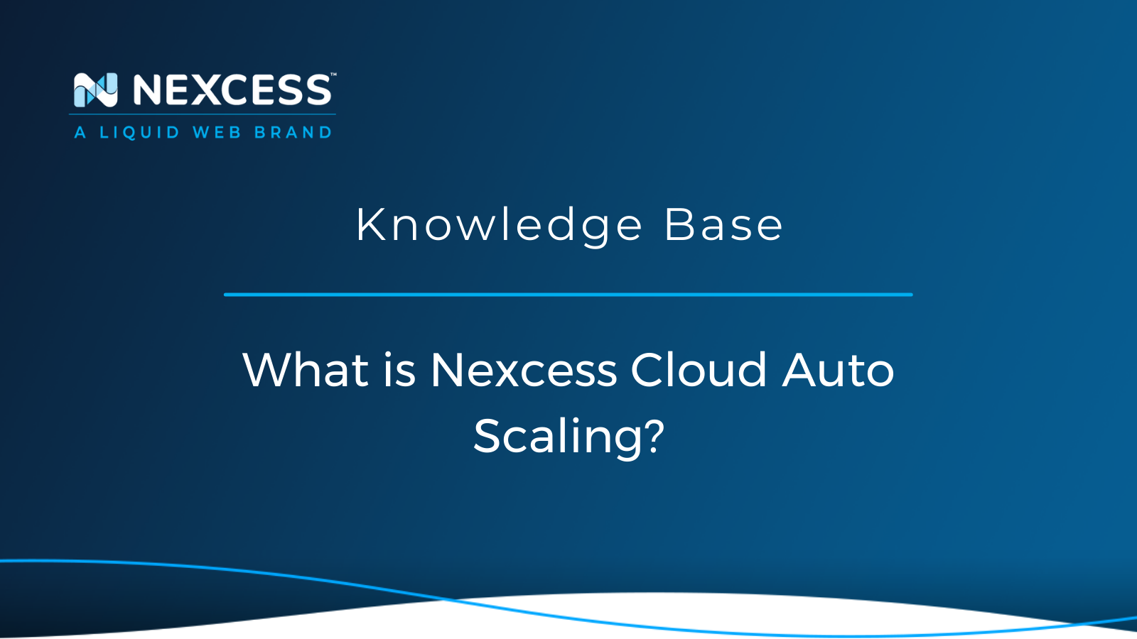 What is Nexcess Cloud Auto Scaling?