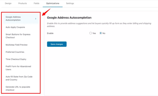 Google Address Autocompletion