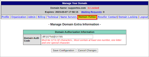 Domain Extras