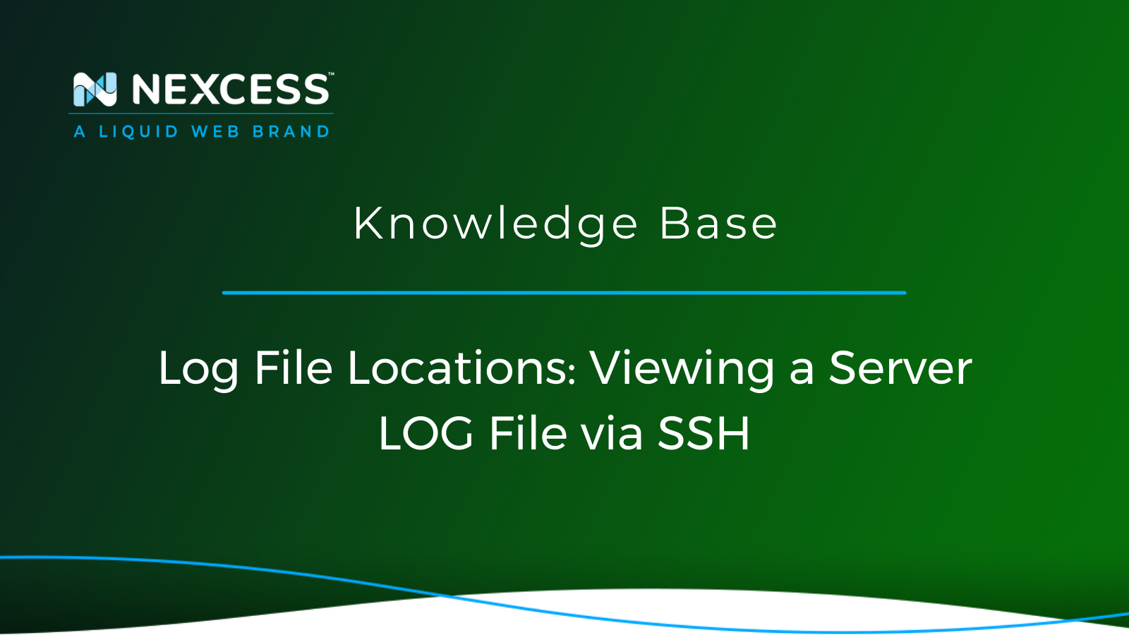 Log File Locations: Viewing a Server LOG File via SSH