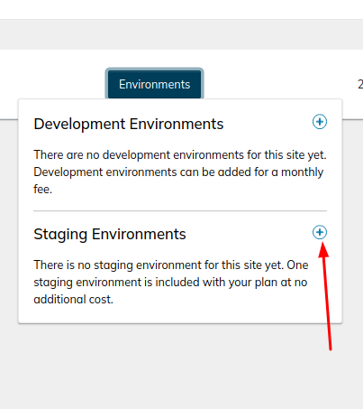 Staging Environments Option