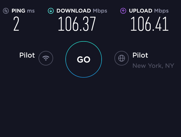 test download and upload speed