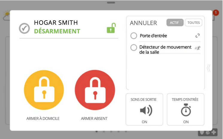 Voir des options supplémentaires en touchant l'icône "ᐳᐳ" sur la droite