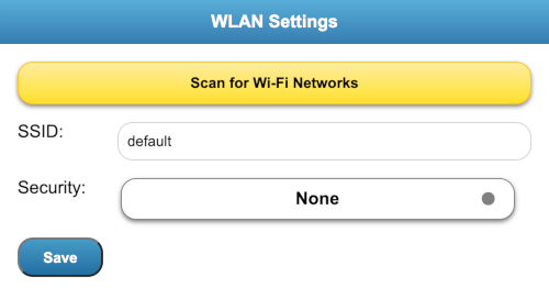 scan for wifi