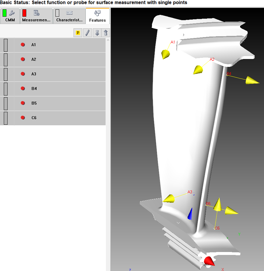 Airfoil alignment using datum target points Carl Zeiss Industrial