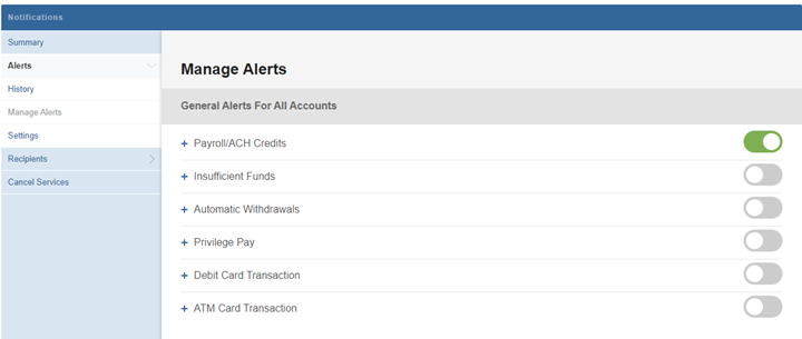 How to Set Up Alerts in Online Banking - Amplify Credit Union