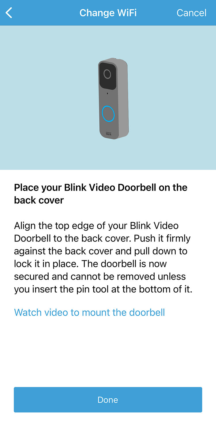 Blink Video Doorbell Setup Guide — Blink Support