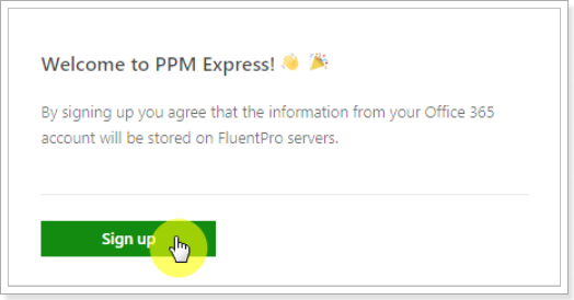 PPM Express "Office 365" option