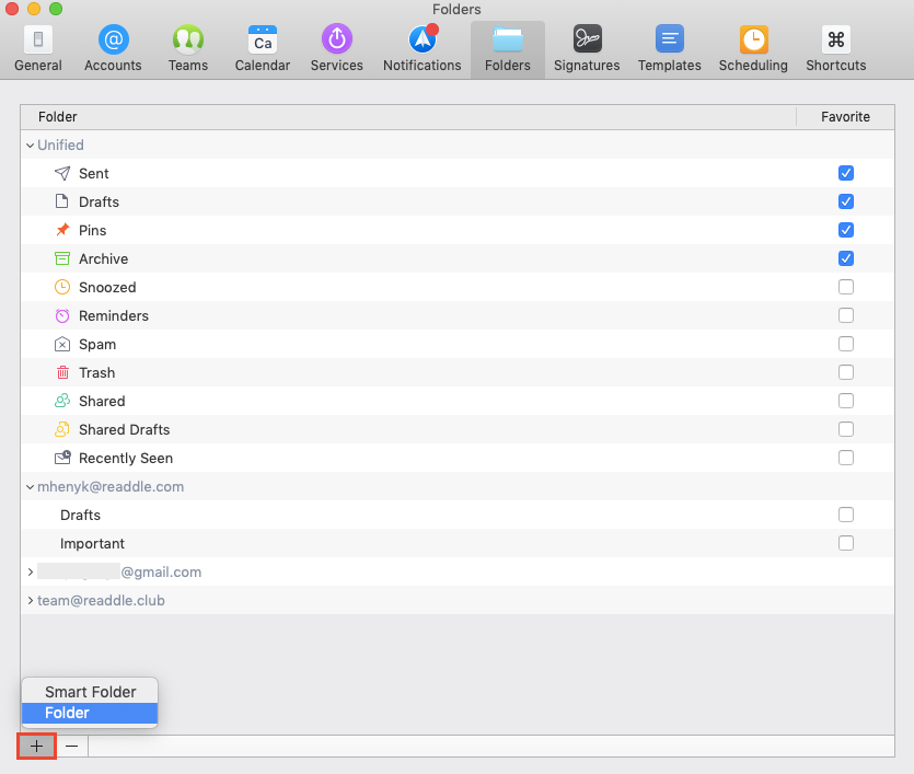 smart folder office 365 for mac
