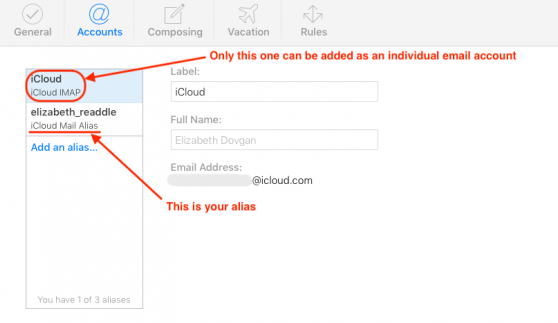 cannot add icloud email account to outlook for mac