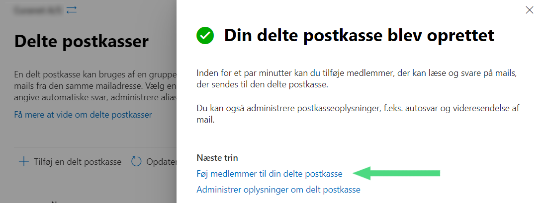 Office 365 Oprettelse delt postkasse Scannet